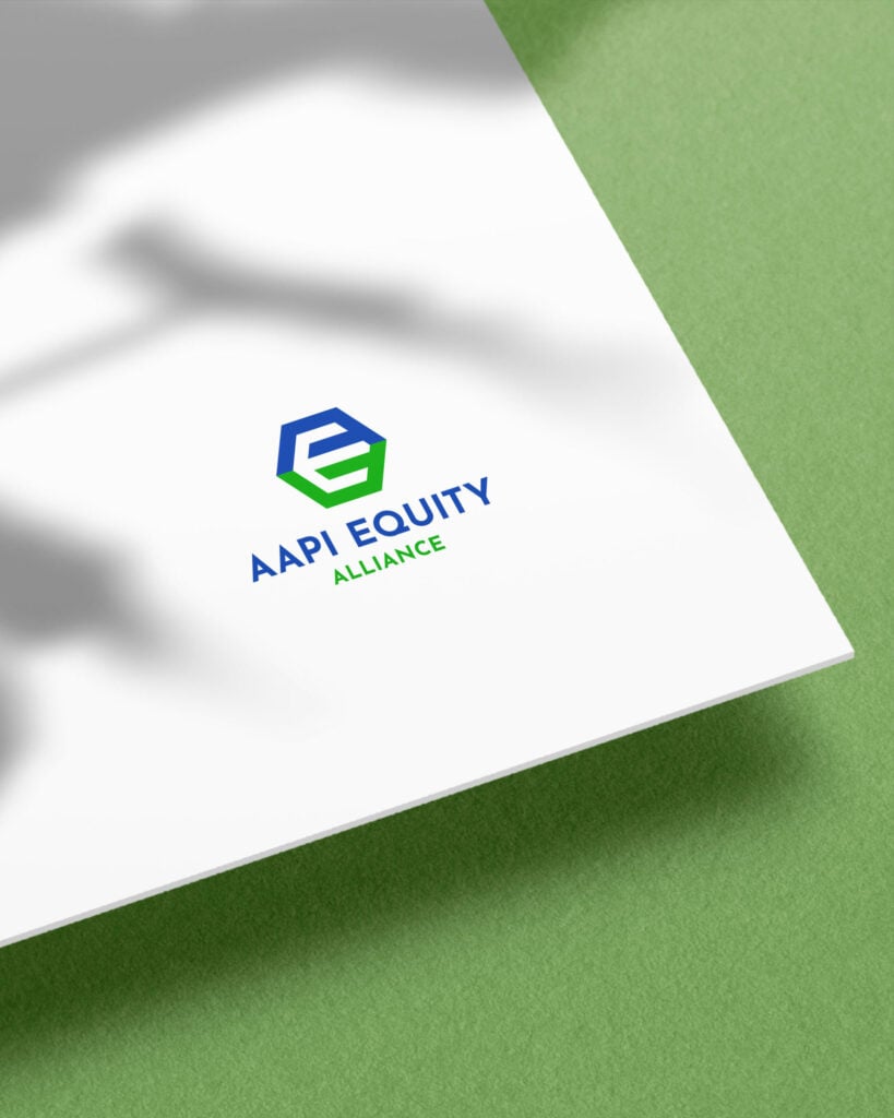 AAPI Equity Alliance logo designed by Dayspring Partners, San Francisco
